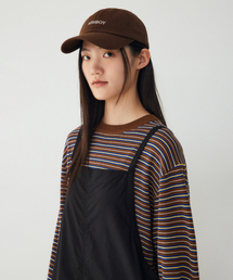 STUDIO TOMBOY（スタジオトムボーイ）の「ベーシックロゴ刺繍キャップ_ブラウン9106274001（キャップ）」