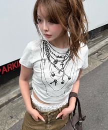 RAY CASSIN | だまし絵Tシャツ / プリントTシャツ(Tシャツ/カットソー)