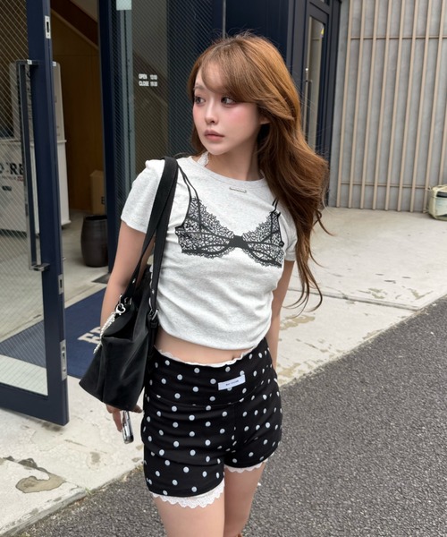 RAY CASSIN(レイカズン)の「だまし絵Tシャツ / プリントTシャツ(Tシャツ/カットソー・レディース・ホワイト系その他2/ホワイト/ホワイト系その他/ホワイト系その他3・FREE)」の7枚目の写真