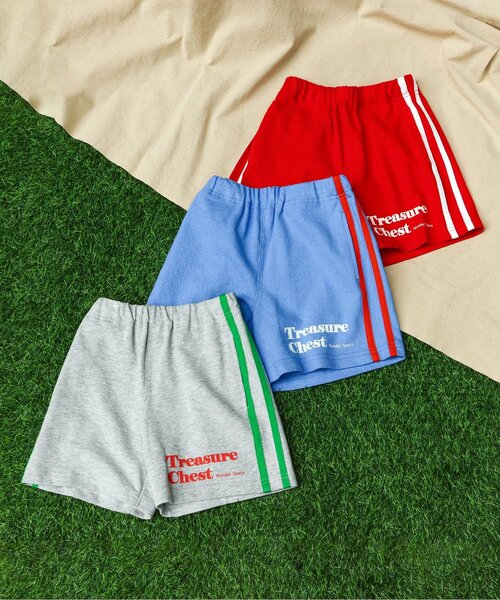 BREEZE（ブリーズ）の「楽しいバリエーションラインハーフパンツ_セットアップ可（その他パンツ・キッズ・ブルー/レッド/グレー・80/90/100/110/120/140/130）」の6枚目の写真