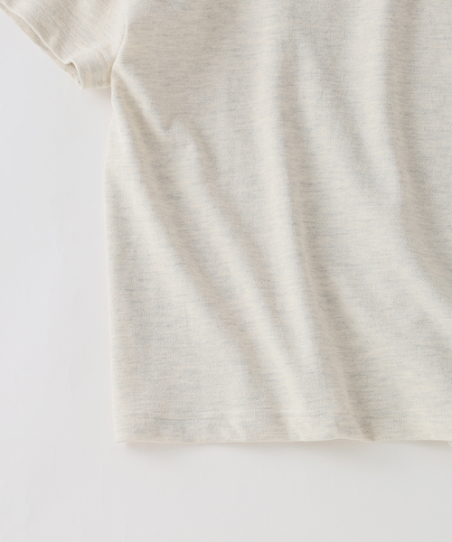 RIDING HIGH(ライディングハイ)の「RIDING HIGH / ライディングハイ ブラボーヤーン カノコ ポロシャツ(Tシャツ/カットソー・メンズ・ライトグレー/アイボリー・LARGE/MEDIUM)」の7枚目の写真