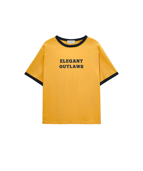 ROLLINGSTUDIOS(ローリングスタジオ)の「ELEGANT OUTLAWS RINGER T-SHIRT YELLOW(Tシャツ/カットソー・メンズ・その他・LARGE/X-LARGE/MEDIUM)」の1枚目の写真