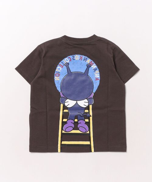 ANPANMAN KIDS COLLECTION(アンパンマンキッズコレクション)の「ばいきんまん コキンちゃんひょっこり半袖Tシャツ(Tシャツ/カットソー・キッズ・ブラック/オフホワイト・100cm/120cm/110cm/90cm)」の4枚目の写真