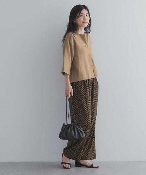 URBAN RESEARCH DOORS（アーバンリサーチドアーズ）の「プリントストレートイージーパンツ（その他パンツ・レディース・ブラック系その他/ブルー系その他・FREE）」の8枚目の写真