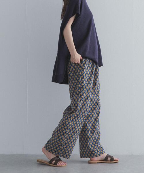 URBAN RESEARCH DOORS（アーバンリサーチドアーズ）の「プリントストレートイージーパンツ（その他パンツ・レディース・ブラック系その他/ブルー系その他・FREE）」の14枚目の写真