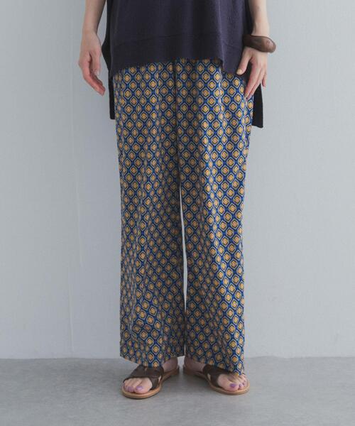 URBAN RESEARCH DOORS（アーバンリサーチドアーズ）の「プリントストレートイージーパンツ（その他パンツ・レディース・ブラック系その他/ブルー系その他・FREE）」の16枚目の写真