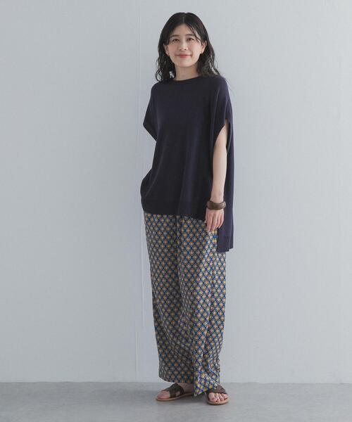 URBAN RESEARCH DOORS（アーバンリサーチドアーズ）の「プリントストレートイージーパンツ（その他パンツ・レディース・ブラック系その他/ブルー系その他・FREE）」の20枚目の写真