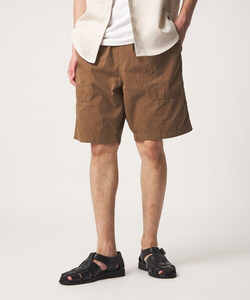 A DAY IN THE LIFE UNITED ARROWS（アデイインザライフユナイテッドアローズ）の「パッカリング バギーショーツ＜A DAY IN THE LIFE＞（その他パンツ・メンズ・ダークオレンジ/ダークグレー/ブラック・L/M）」の4枚目の写真