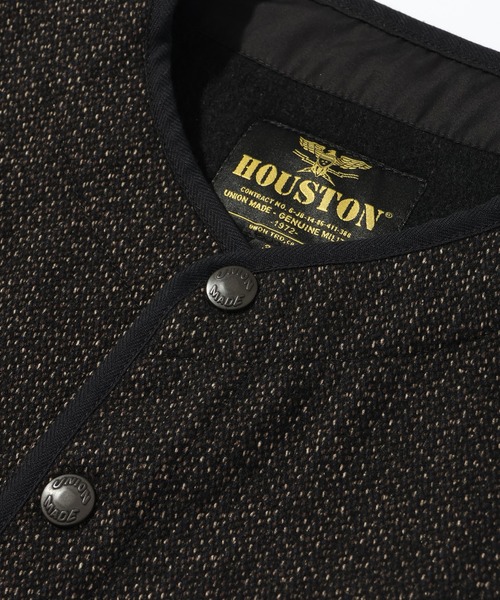 HOUSTON(ヒューストン)の「【HOUSTON/ヒューストン】BEACH CLOTH VEST/ビーチクロスベスト(ベスト・メンズ・ブラック/ブラウン・38/40/42)」の9枚目の写真