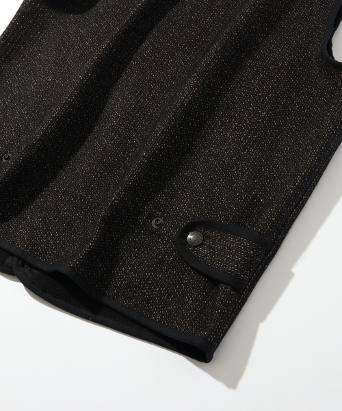 HOUSTON(ヒューストン)の「【HOUSTON/ヒューストン】BEACH CLOTH VEST/ビーチクロスベスト(ベスト・メンズ・ブラック/ブラウン・38/40/42)」の11枚目の写真