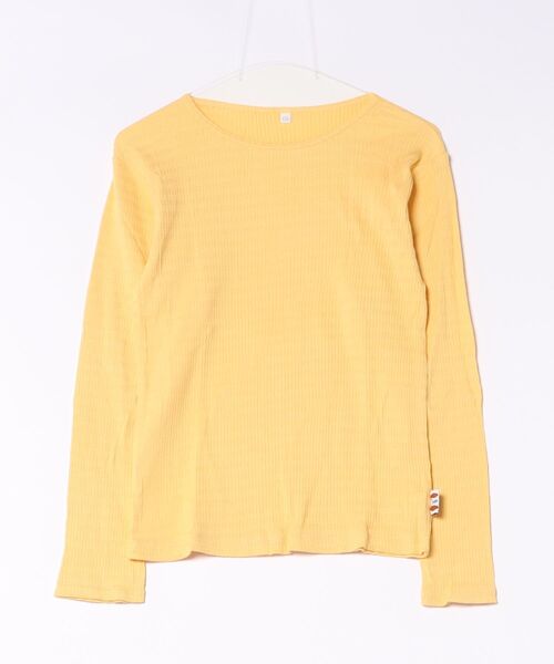 MARKEY'S(マーキーズ)の「ツイストリブタンク&ロンT/おとな(Tシャツ/カットソー・レディース・ワインレッド/ベージュ/オレンジ・160cm)」の6枚目の写真
