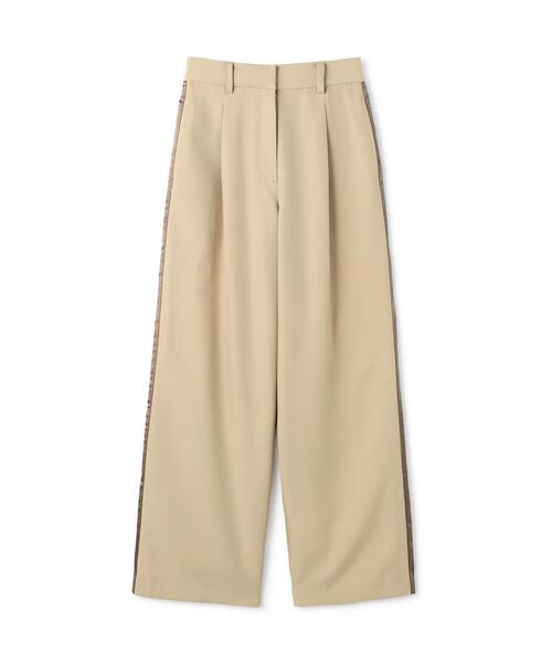 N.(N. Natural Beauty Basic)(エヌエヌナチュラルビューティーベーシック)の「サイドラインパンツ(その他パンツ・レディース・ベージュ系その他/ブラウン系その他・MEDIUM/P/S)」の3枚目の写真
