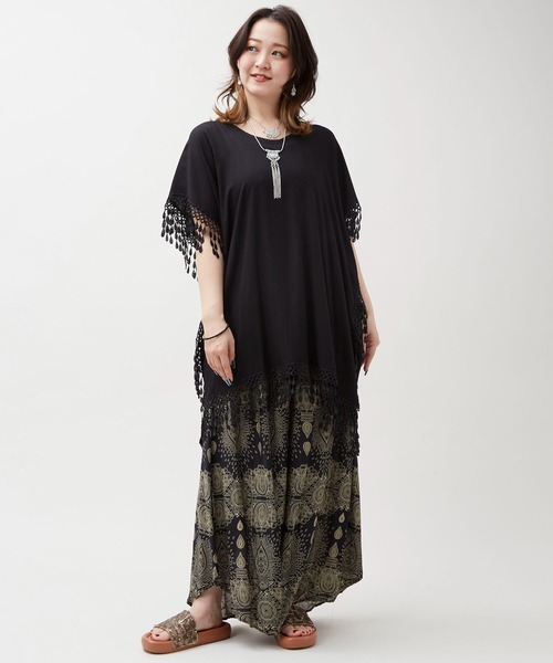 チャイハネ(チャイハネ)の「【チャイハネ】シズクレーストップス(その他トップス・レディース・ホワイト/ブラック・FREE)」の8枚目の写真
