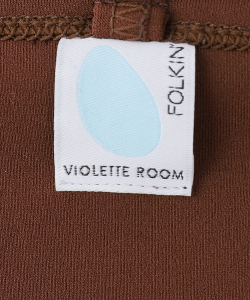 IENA(イエナ)の「FOLKIN' VIOLETTE ROOM AQUA SWIM CAMISOLE TOP キャミソール FVR25407(キャミソール・レディース・ブラウン/ブルー・FREE)」の10枚目の写真
