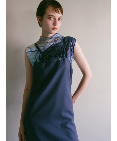 sahara(サハラ)の「Cross Detail Dress(ワンピース・レディース・ブラック/イエロー/ブルー・FREE)」の19枚目の写真