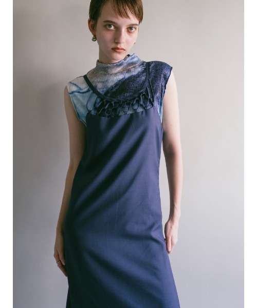sahara(サハラ)の「Cross Detail Dress(ワンピース・レディース・ブラック/イエロー/ブルー・FREE)」の21枚目の写真