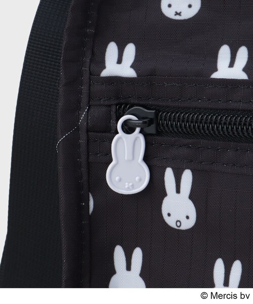 Miffy（ ミッフィー）の「◆【miffy】総柄プリント折りたたみキャリーオンBIGトートバッグ（ボストンバッグ・レディース・ブラック・00）」の13枚目の写真