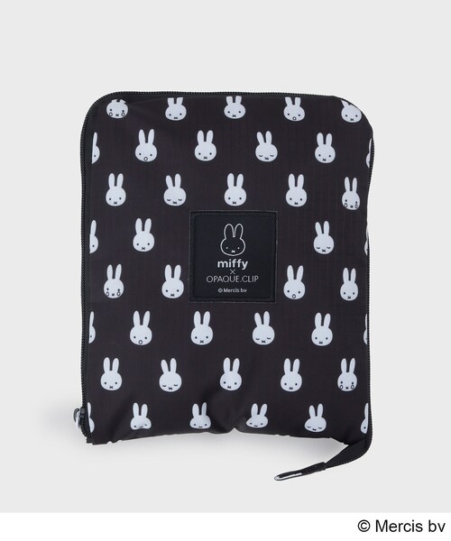 Miffy（ ミッフィー）の「◆【miffy】総柄プリント折りたたみキャリーオンBIGトートバッグ（ボストンバッグ・レディース・ブラック・00）」の16枚目の写真