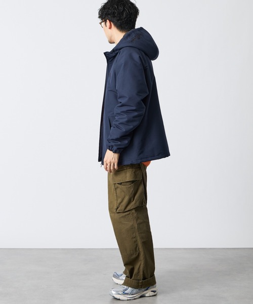 FRED PERRY（フレッドペリー）の「【WEB先行予約】[FRED PERRY/フレッドペリー] 別注 パデッド フード刺繍シェルジャケット（ブルゾン・レディース・ネイビー/ダークグリーン/ブラック・XL/M/L/S）」の15枚目の写真