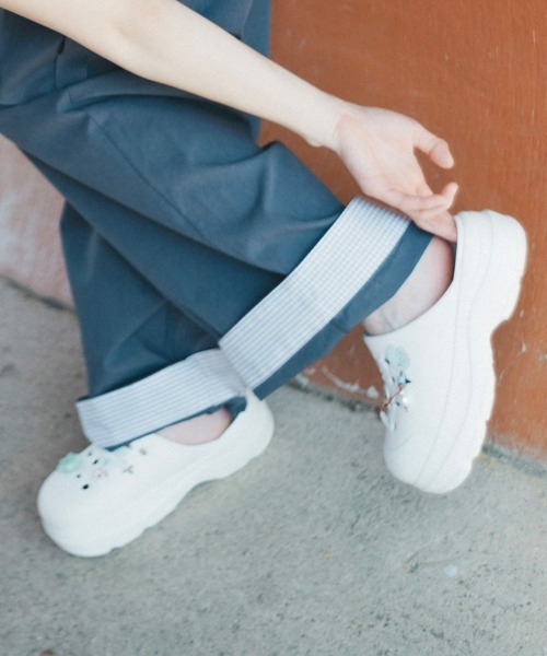 ROCKFISH WEATHERWEAR（ロックフィッシュウェザーウェア）の「[x OHESHIO] HAYDEN CLOG（サンダル・レディース・ホワイト/ブラック・24.0cm/25.0cm/23.0cm）」の22枚目の写真