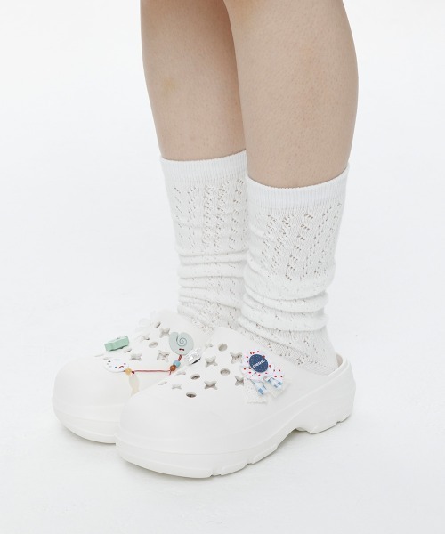 ROCKFISH WEATHERWEAR（ロックフィッシュウェザーウェア）の「[x OHESHIO] HAYDEN CLOG（サンダル・レディース・ホワイト/ブラック・24.0cm/25.0cm/23.0cm）」の11枚目の写真
