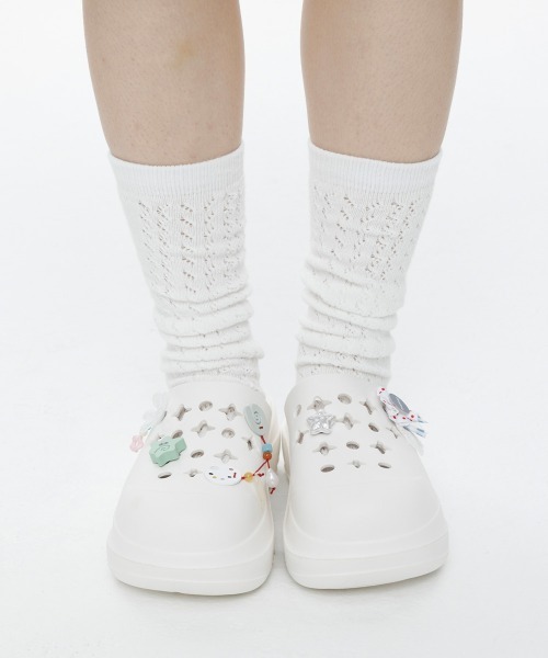 ROCKFISH WEATHERWEAR（ロックフィッシュウェザーウェア）の「[x OHESHIO] HAYDEN CLOG（サンダル・レディース・ホワイト/ブラック・24.0cm/25.0cm/23.0cm）」の12枚目の写真