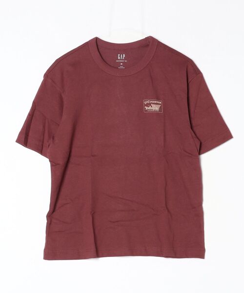 GAP(ギャップ)の「ヘビーウェイト GAP Pioneer グラフィックTシャツ(Tシャツ/カットソー・メンズ・ネイビー/ブラック/ホワイト/その他・XS/S/M/L/XL)」の8枚目の写真