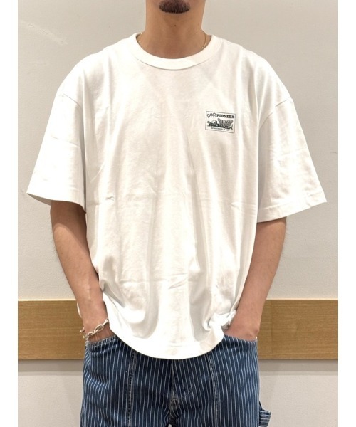 GAP(ギャップ)の「ヘビーウェイト GAP Pioneer グラフィックTシャツ(Tシャツ/カットソー・メンズ・ネイビー/ブラック/ホワイト/その他・XS/S/M/L/XL)」の12枚目の写真