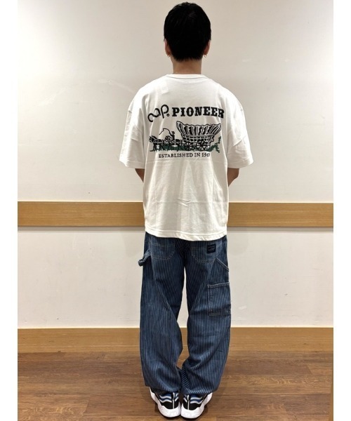 GAP(ギャップ)の「ヘビーウェイト GAP Pioneer グラフィックTシャツ(Tシャツ/カットソー・メンズ・ネイビー/ブラック/ホワイト/その他・XS/S/M/L/XL)」の13枚目の写真
