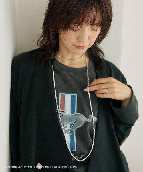 RIVE DROITE(リヴドロワ)の「予約【別注/綿100%】FORD MUSTANG Tee(Tシャツ/カットソー・レディース・チャコールグレー・FREE)」の21枚目の写真