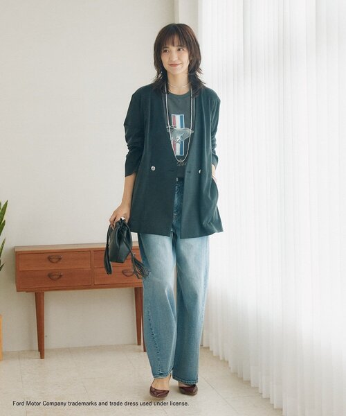 RIVE DROITE(リヴドロワ)の「予約【別注/綿100%】FORD MUSTANG Tee(Tシャツ/カットソー・レディース・チャコールグレー・FREE)」の20枚目の写真