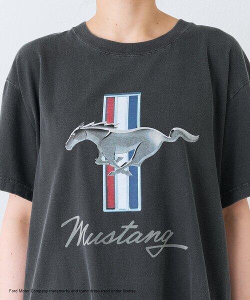 RIVE DROITE(リヴドロワ)の「予約【別注/綿100%】FORD MUSTANG Tee(Tシャツ/カットソー・レディース・チャコールグレー・FREE)」の13枚目の写真