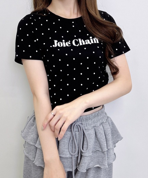 INGNI(イング)の「フロッキーロゴドットTシャツ(Tシャツ/カットソー・レディース・ホワイト系その他/ブラック系その他4・M)」の10枚目の写真