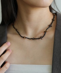 Kotoe（コトエ）の「【UNISEX】 ストーン調 ガラスビーズチョーカー（チョーカー）」