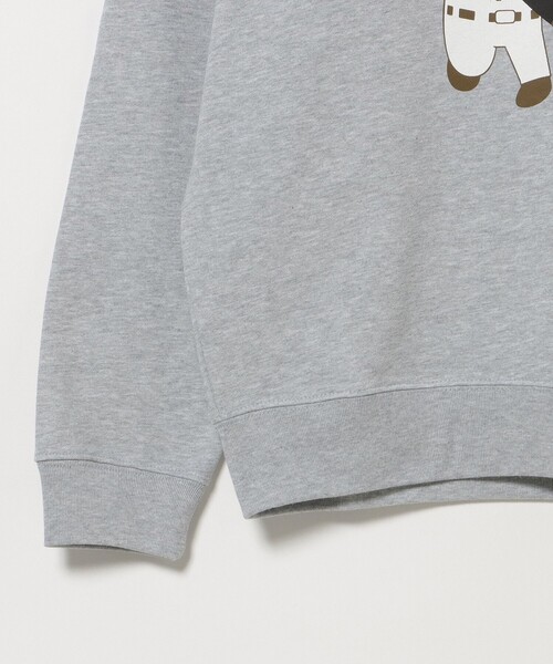 BEAMS T(ビームスティー)の「BEAMS T / Pitcher Bear Crewneck Sweat(スウェット・メンズ・ブラック/グレー・MEDIUM/SMALL/X-LARGE/LARGE)」の5枚目の写真