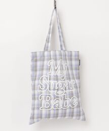 My sugar Babe（マイシュガーベイブ）の「check tote bag（トートバッグ）」