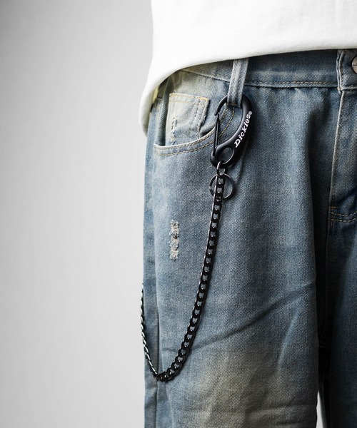 Dickies(ディッキーズ)の「【RE】【Dickies】カラビナフック/ウォレットチェーン(ウォレットチェーン・メンズ・ゴールド/ブラック/シルバー・FREE)」の4枚目の写真