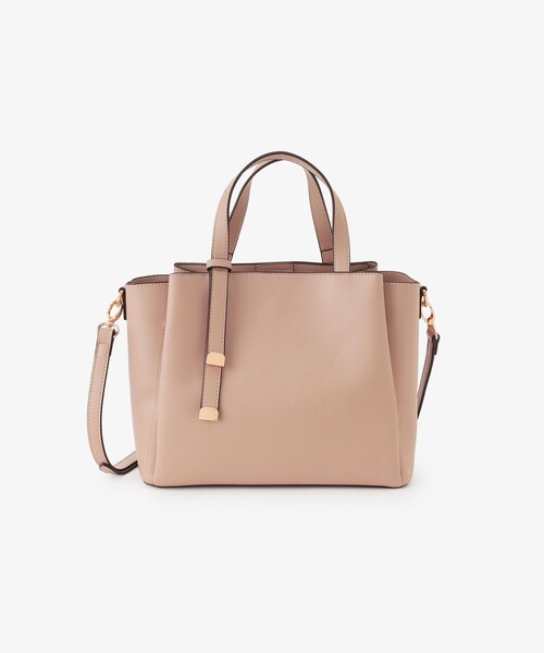 Afternoon Tea(アフタヌーンティー)の「【軽量 2WAY】合皮ミニトートバッグ(トートバッグ・レディース・ベージュ・ONE SIZE)」の1枚目の写真