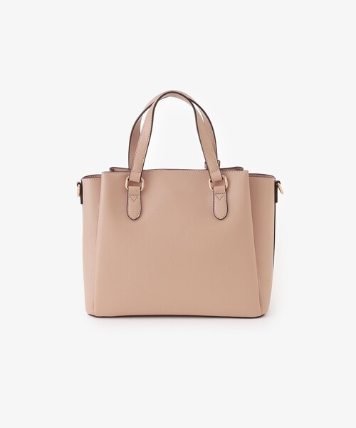 Afternoon Tea(アフタヌーンティー)の「【軽量 2WAY】合皮ミニトートバッグ(トートバッグ・レディース・ベージュ・ONE SIZE)」の2枚目の写真