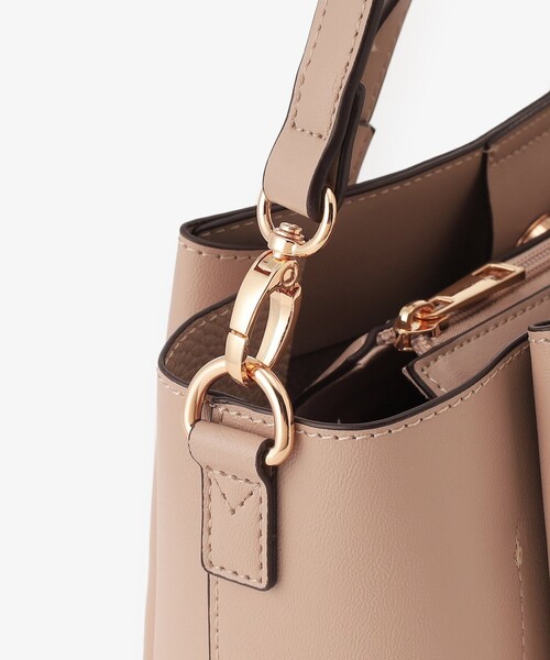 Afternoon Tea(アフタヌーンティー)の「【軽量 2WAY】合皮ミニトートバッグ(トートバッグ・レディース・ベージュ・ONE SIZE)」の6枚目の写真