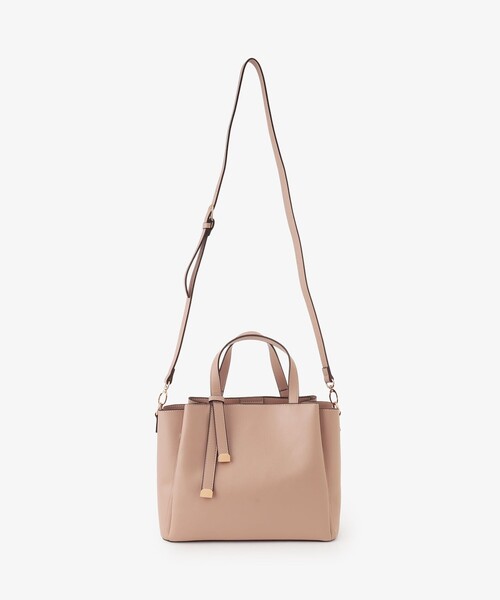 Afternoon Tea(アフタヌーンティー)の「【軽量 2WAY】合皮ミニトートバッグ(トートバッグ・レディース・ベージュ・ONE SIZE)」の7枚目の写真