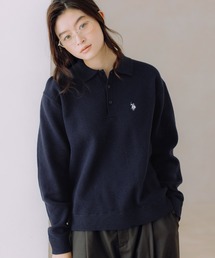 U.S. POLO ASSN.（ユーエスポロアッスン）の「U.S. POLO ASSN. 別注 もちもちポロニット（ニット/セーター）」