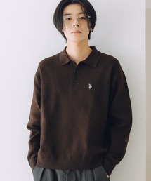 U.S. POLO ASSN.（ユーエスポロアッスン）の「U.S. POLO ASSN. 別注 もちもちポロニット（ニット/セーター）」