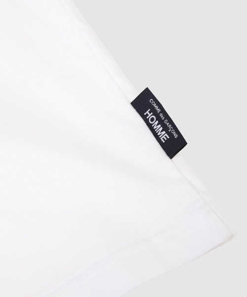 COMME des GARCONS HOMME(コム デ ギャルソン・オム)の「OVER SIZE COTTON T-SHIRT(Tシャツ/カットソー・メンズ・ホワイト・M/L/XL/S)」の2枚目の写真