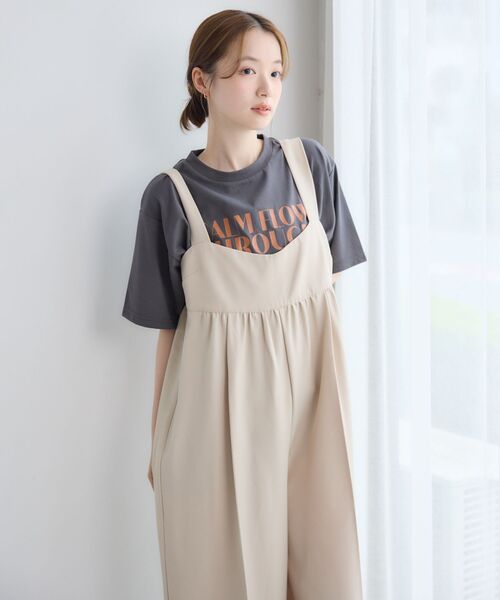 RETRO GIRL(レトロガール)の「クラックプリントBIGTシャツ(Tシャツ/カットソー・レディース・オフホワイト/チャコールグレー/ブラウン・FREE)」の20枚目の写真