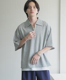 SENSE OF PLACE by URBAN RESEARCH | ライトダンボールポンチハーフジップ Tシャツ(Tシャツ/カットソー)