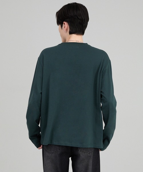 CIYOT(シヨウト)の「【CIYOT】アートグラフィック オーバーサイズ クルーネックロンT(Tシャツ/カットソー・メンズ・ホワイト系/モスグリーン/スミクロ/ダークブラウン系/ホワイト・L/S/M)」の17枚目の写真