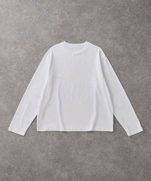 CIYOT(シヨウト)の「【CIYOT】アートグラフィック オーバーサイズ クルーネックロンT(Tシャツ/カットソー・メンズ・ホワイト系/モスグリーン/スミクロ/ダークブラウン系/ホワイト・L/S/M)」の21枚目の写真