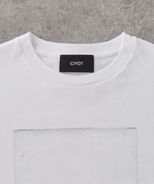 CIYOT(シヨウト)の「【CIYOT】アートグラフィック オーバーサイズ クルーネックロンT(Tシャツ/カットソー・メンズ・ホワイト系/モスグリーン/スミクロ/ダークブラウン系/ホワイト・L/S/M)」の22枚目の写真