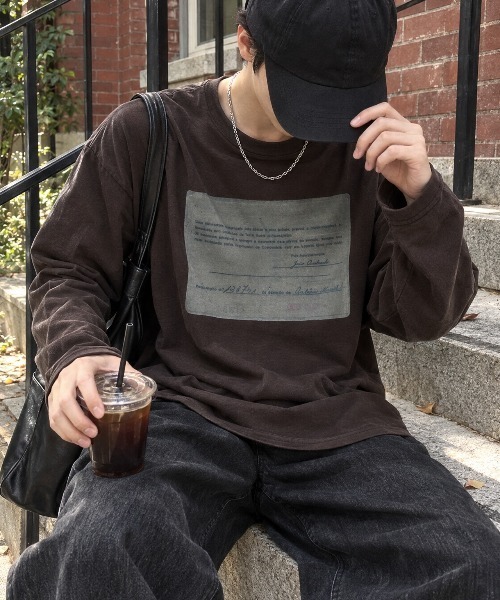 CIYOT】アートグラフィック オーバーサイズ クルーネックロンT CIYOT